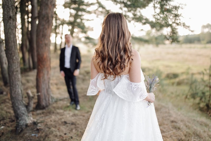 Bohemian bridal dress